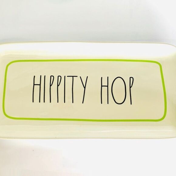 Rae‎ Dunn Hippity Hop Large Serving Tray - Picture 1 of 2